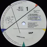 12inch Vinyl Single - Vanilla Ice - Ice Ice Baby (Remix)