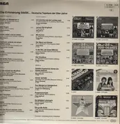 Double LP - Various - Die Erinnerung Bleibt... Deutsche Topstars Der 50er Jahre