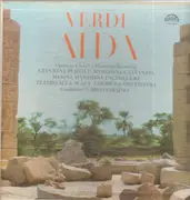 LP-Box - Verdi / C. Sabajno, Teatro Alla Scala Chorus & Orchestra - Aida - booklet with libretto
