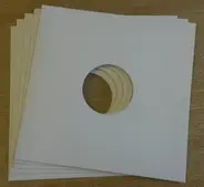 Cover fuer LPs - 10 Stück, Doppelloch (weiß)