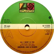 Emerson, Lake & Palmer - All I Want Is You