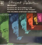 Mozart/ Bruno Walter,The Columbia Symphony Orchestra - Symphony No. 40 in G Minor K. 550* Symphony No. 38 in D, K.504