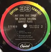 Nat King Cole / George Shearing - Nat King Cole Sings / George Shearing Plays