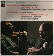 Prokofiev / Miaskovsky - Violin Concerto No.2 / Cello Concerto,, D Oistrakh, Philh Orch, Alceo Galiera / Rostropovitch, Phil