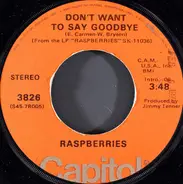 Raspberries - Ecstacy / Don't Want To Say Goodbye