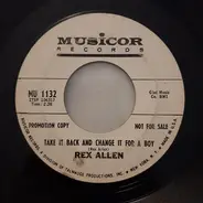 Rex Allen - Rodeo Twist / Take It Back And Change It For A Boy