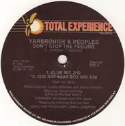 Yarbrough & Peoples - Don't Stop The Feeling