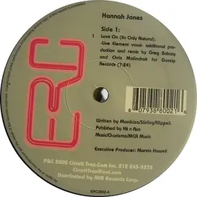 Hannah Jones - Love On (It's Only Natural) Remixes