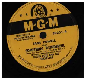 Jane Powell - Something Wonderful / I Whistle A Happy Tune