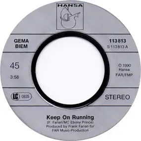 Keep On Running (The Original) - Milli Vanilli | 7inch | Recordsale