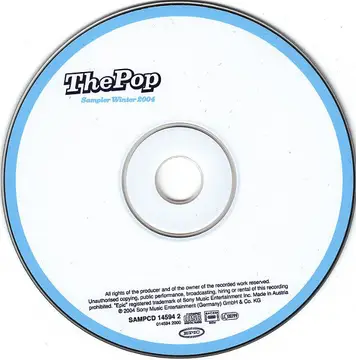 The Pop Sampler Winter 2004 - Embrace | CD | Recordsale