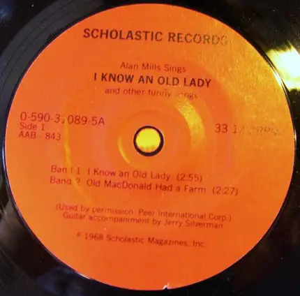I Know An Old Lady And Other Funny Songs - Alan Mills | 7inch | Recordsale