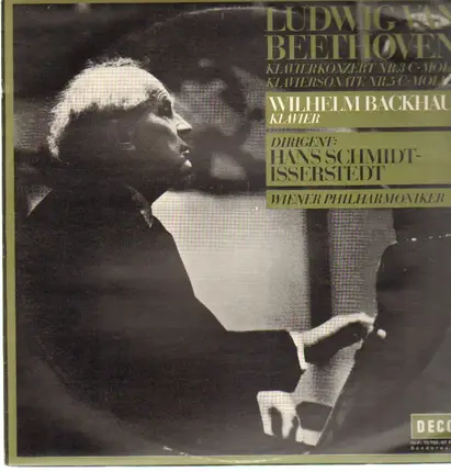 Beethoven - Klavierkonzert No.3 C-Moll, Klaviersonate Nr.5 C-Moll,, Backhaus, Schmidt-Isserstedt, Wiener Philh