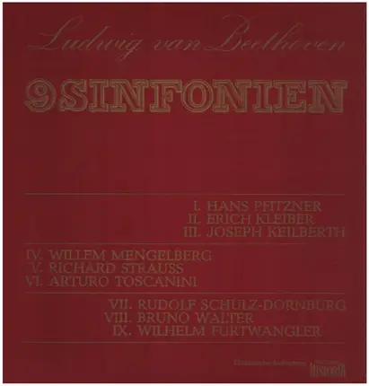 Beethoven - 9 Sinfonien,, 9 historische Dirigenten