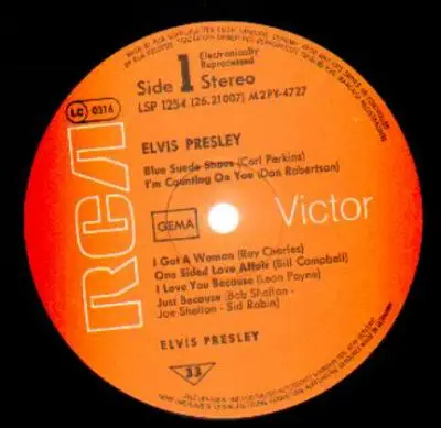 Elvis Presley - Elvis Presley, Same, Debut (1st Album)