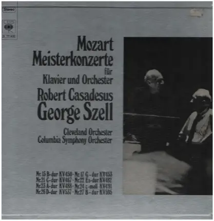 Mozart Meisterkonzerte Für Klavier Und Orchester - George Szell | Vinyl |  Recordsale