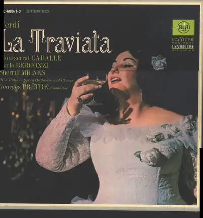 Verdi / Montserrat Caballé , Carlo Bergonzi , Sherrill Milnes , Georges Prêtre - La Traviata
