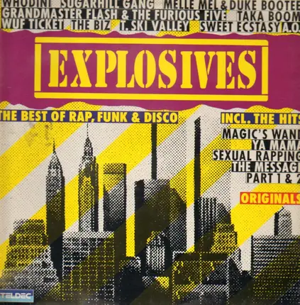 #<Artist:0x00007f6f1c5eec90> - Explosives - The Best of Rap, Funk & Disco