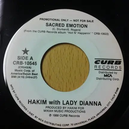 Hakim Stokes With Lady Dianna - Sacred Emotion