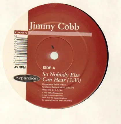 Jimmy Cobb - So Nobody Else Can Hear / Little Girl