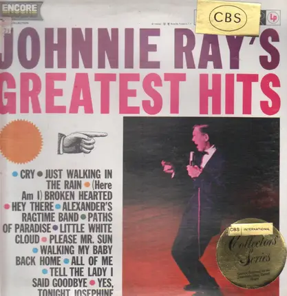 #<Artist:0x00007f64211168b8> - Johnnie Ray's Greatest Hits