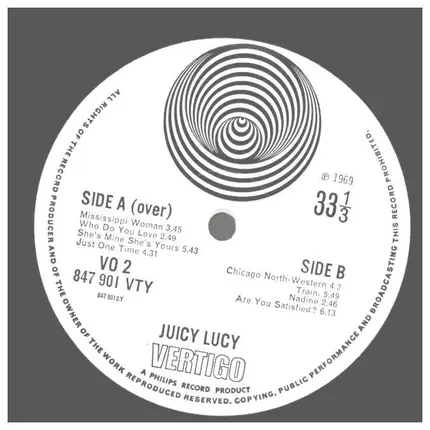 #<Artist:0x00007f63585a2888> - Juicy Lucy