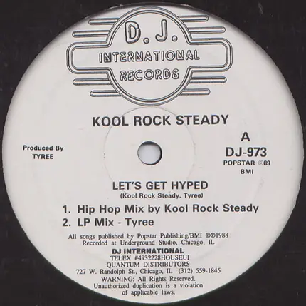 Kool Rock Steady - Let's Get Hyped