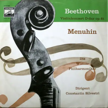 Ludwig van Beethoven , Yehudi Menuhin , Wiener Philharmoniker , Constantin Silvestri - Violinkonzert D-Dur op. 61