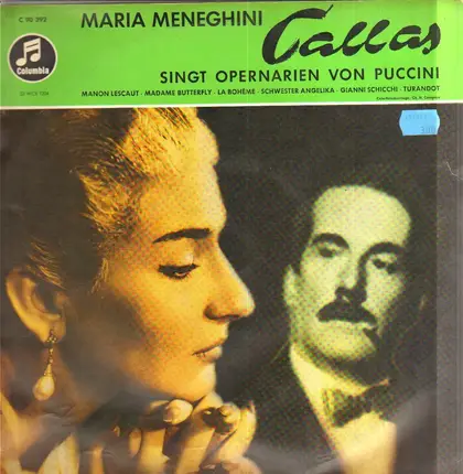 Maria Meneghini Callas - singt Opernarien von Puccini,, Philh Orch London, T. Serafin