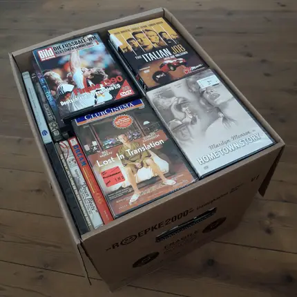 Wholesale - Moving box full of DVD's