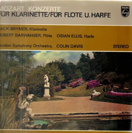#<Artist:0x0000000005d0e6c0> - Konzerte für Klarinette, Für Flöte u. Harfe,, Brymer, Barwahser, Ellis, LSO, Davis