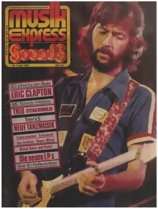 Musikexpress Sounds - 4/83 - Eric Clapton