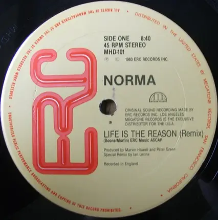 Norma, Norma Lewis - Life Is The Reason (Remix)