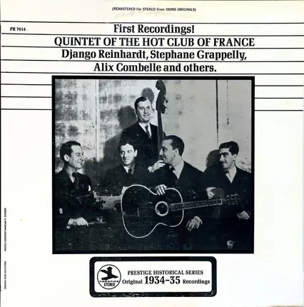First Recordings! - Quintette du Hot Club de France | Vinyl | Recordsale