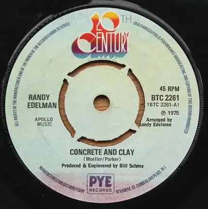 Randy Edelman Concrete And Clay Pye  