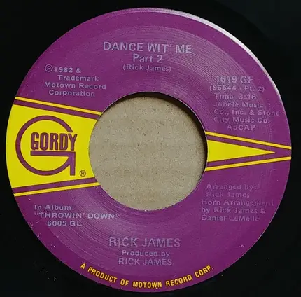 Rick James - Dance Wit' Me