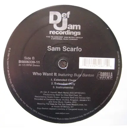 Sam Scarfo - Who Want It