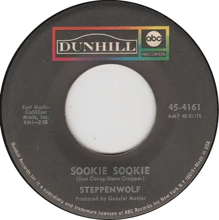 Steppenwolf - Magic Carpet Ride / Sookie, Sookie