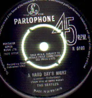 #<Artist:0x00007efd54a0f4d0> - A Hard Day's Night / Things We Said Today