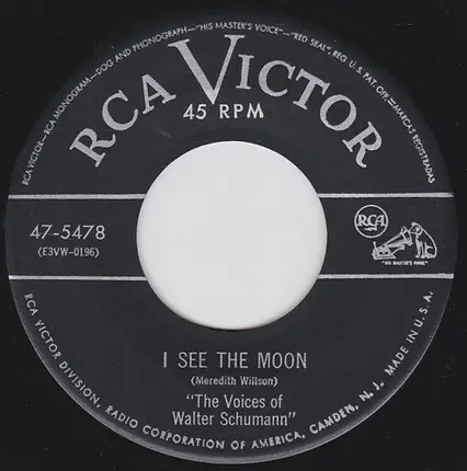 The Voices Of Walter Schumann - I See The Moon / All Alone