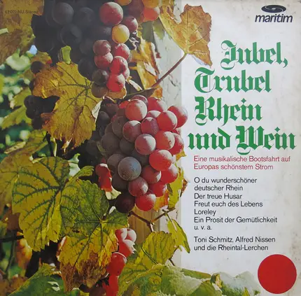 Toni Schmitz , Alfred Nissen Und Die Rheintal-Lerchen - Jubel, Trubel Rhein Und Wein
