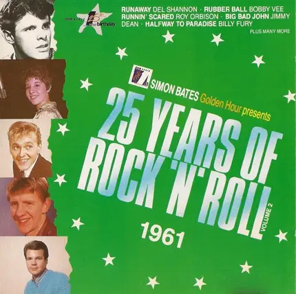#<Artist:0x00007f90f80678f0> - 25 Years Of Rock 'N' Roll Volume 2 1961