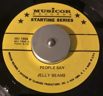The Jelly Beans / The Shangri-Las - People Say / Give Him A Great Big Kiss