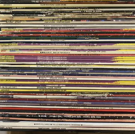 Vinyl Wholesale - 60 Records of Pop, R&B, Funk and Soul (70's, 80's, 90's)