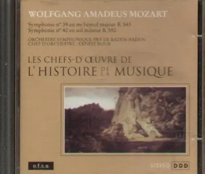 Wolfgang Amadeus Mozart - Symphonie Nr. 39 K543 / Symphonie Nr. 40 K550