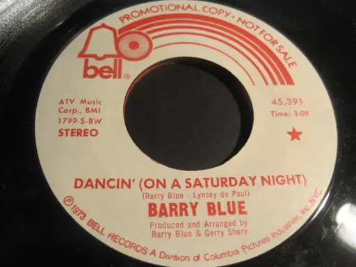pen ballet kapillærer Dancin' (On A Saturday Night) - Barry Blue | 7inch | Recordsale