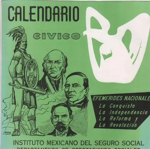 Calendario Civico - Institutio Mexicano Del Seguro Social | Vinyl ...