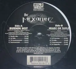 Burnin' Hot / Headz Or Taylz de Tha Mexakinz (1996) (Vinyl). 