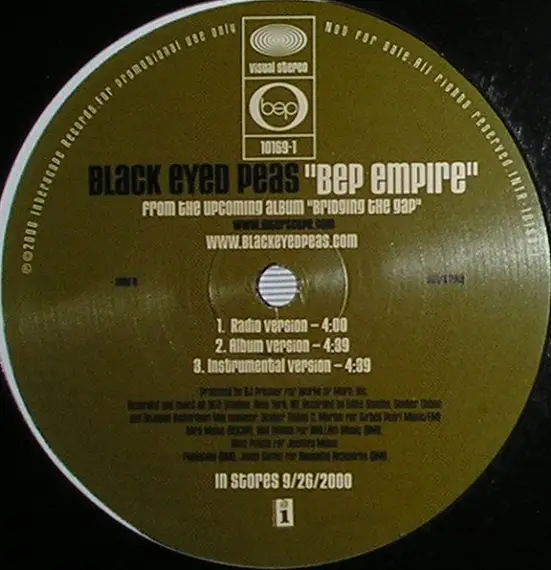 Weekends/ Bep Empire - The Black Eyed Peas | Vinyl | Recordsale