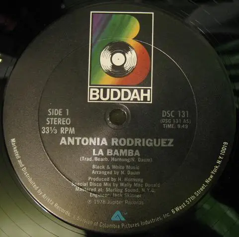 ANTONIO RODRIGUEZ, ANTONIA RODRIGUEZ - La Bamba - Maxi x 1